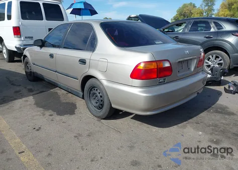 2000 Honda Civic Lx из США, поврежденный, VIN 2HGEJ6575YH592001